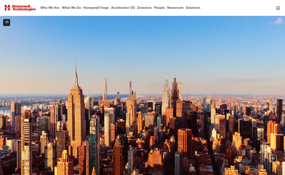 Honeywell homepage hero